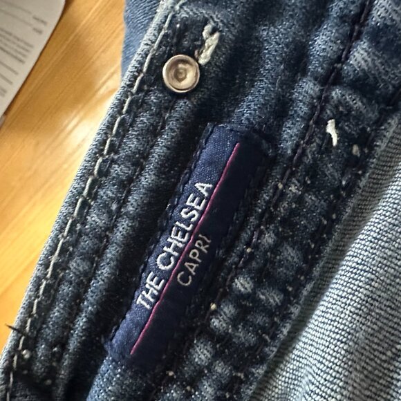 Vigoss The Chelsea Capri Jeans Plus Size 18  Stretch embroidered embellished - Picture 6 of 8